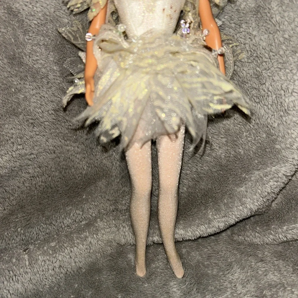 Vintage 1991 MATTEL Swan Lake Queen ODETTE Ballet Music Box BARBIE E2‎